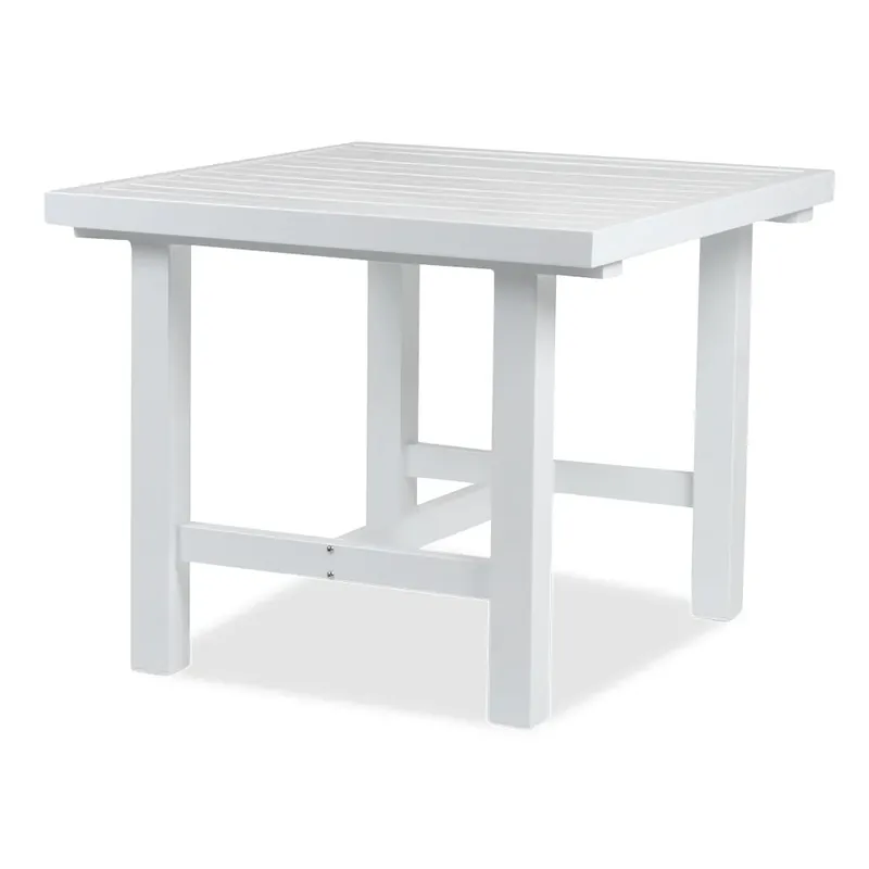 Bord 80X85Cm Vit Alu Lägg i varukorgen